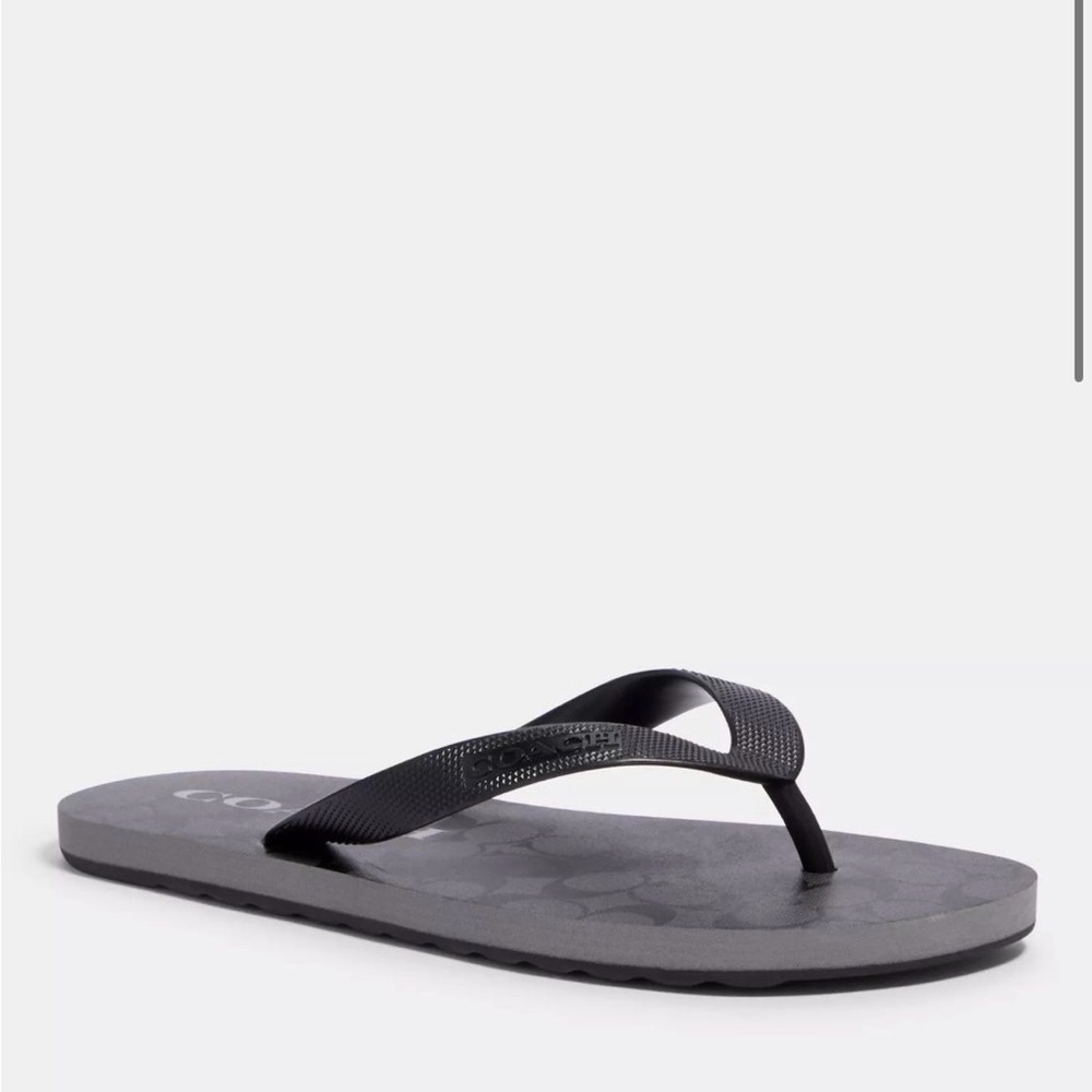 Coach flip flops